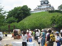 掛川城御殿の報刻の大太鼓